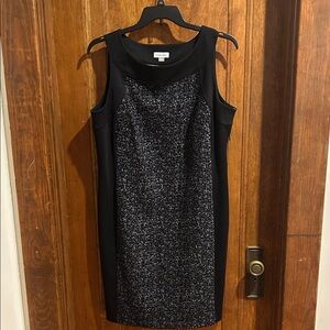 Calvin Klein Black and Gray Dress NWT
